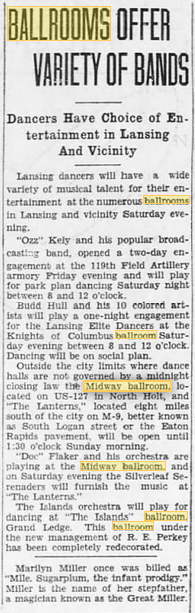 Midway Gardens (Midway Ballroom) - 1931 Article